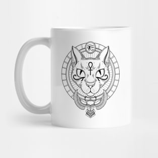 Bastet. Egyptian cat goddess Mug